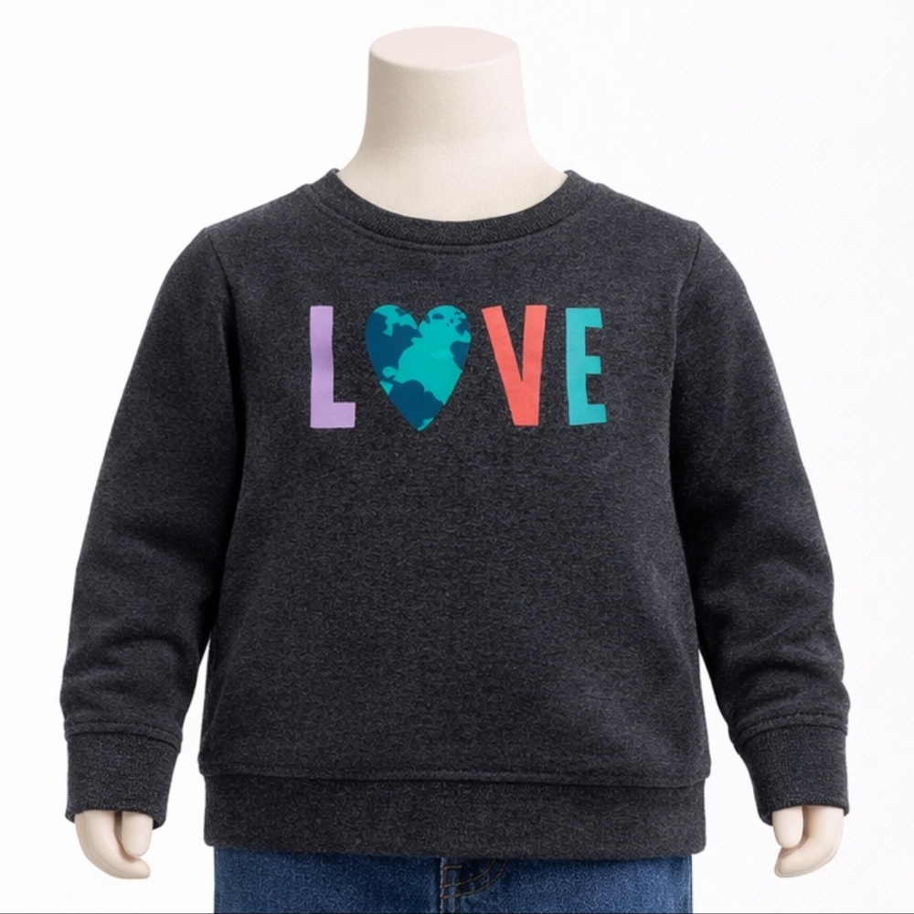 Cat & Jack LOVE Sweatshirt 4T